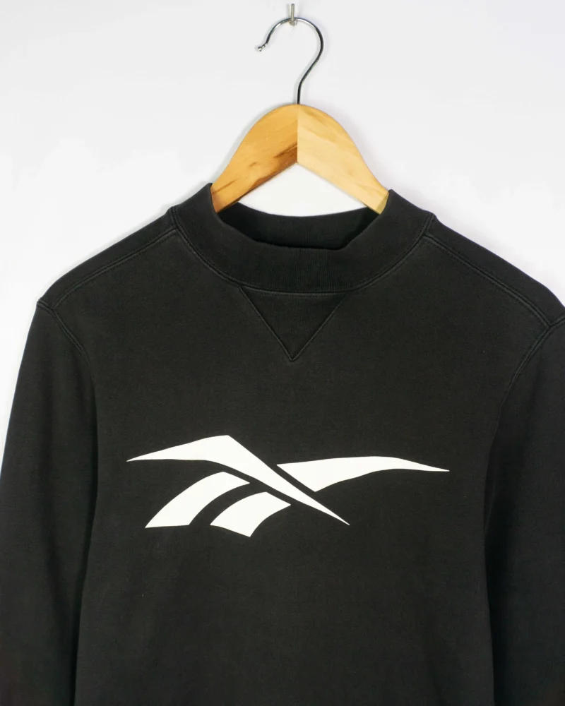 Sudadera Reebok negro S - Imagen 2 - Lacaie Vintage