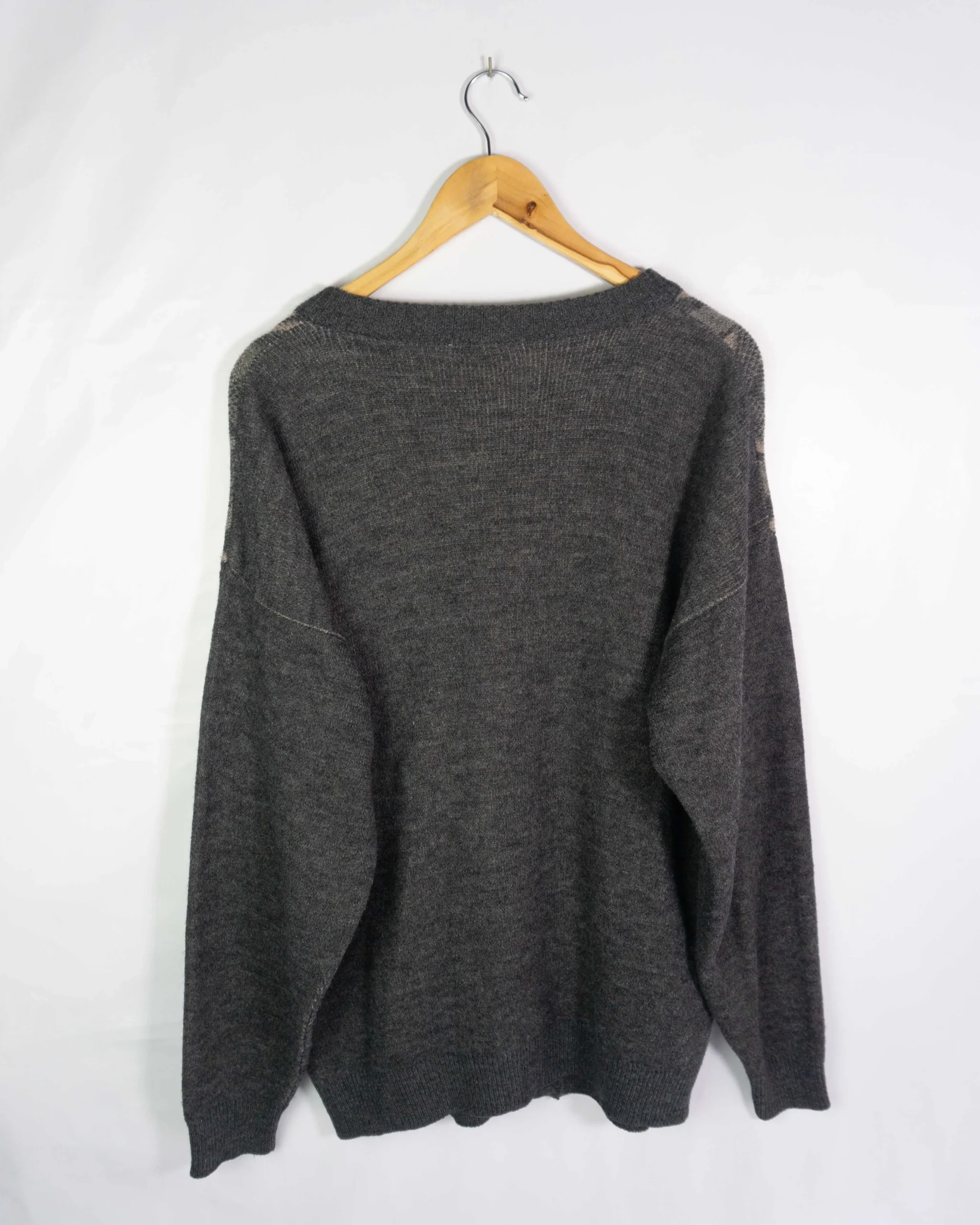 Cárdigan vintage 90s gris L - Lacaie Vintage Cárdigan vintage 90s gris L - Imagen 4