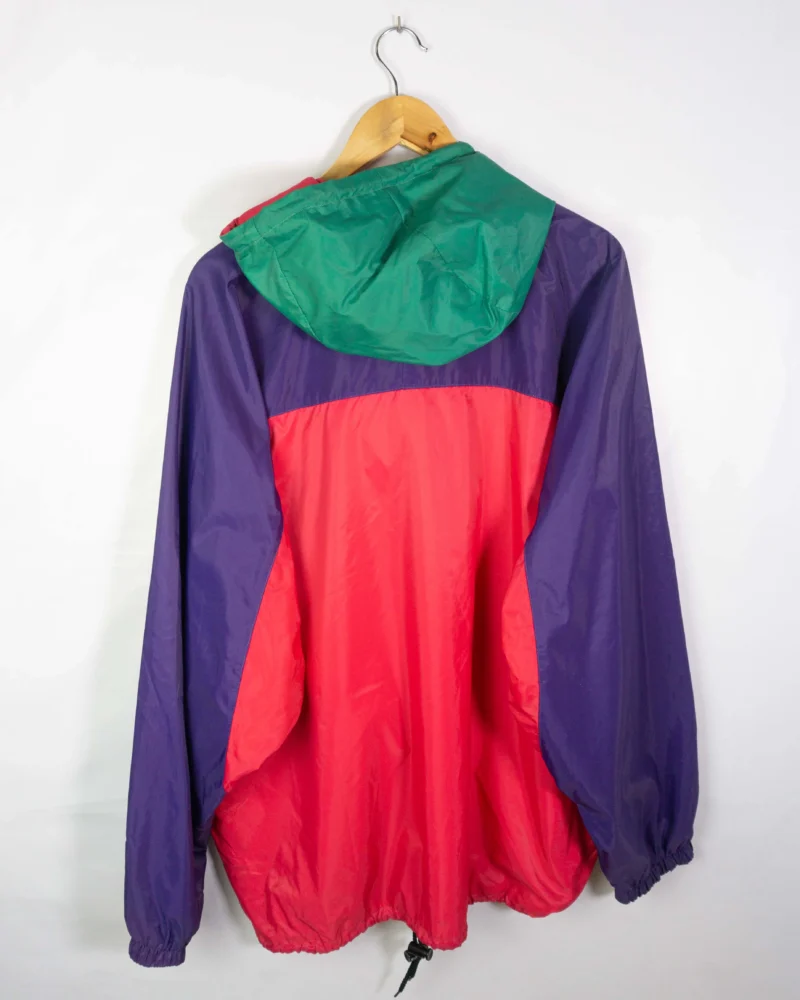 Cortavientos K-way azul/morado/verde L - Imagen 3 - Lacaie Vintage
