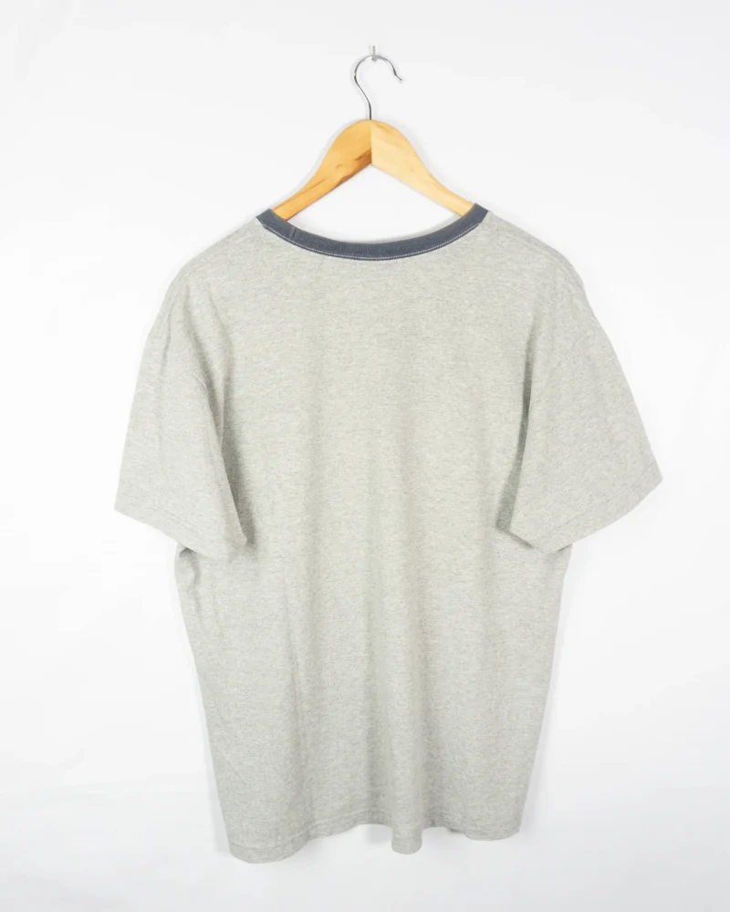 Camiseta Tommy Hilfiger vintage 90s gris M - Imagen 3 - Lacaie Vintage