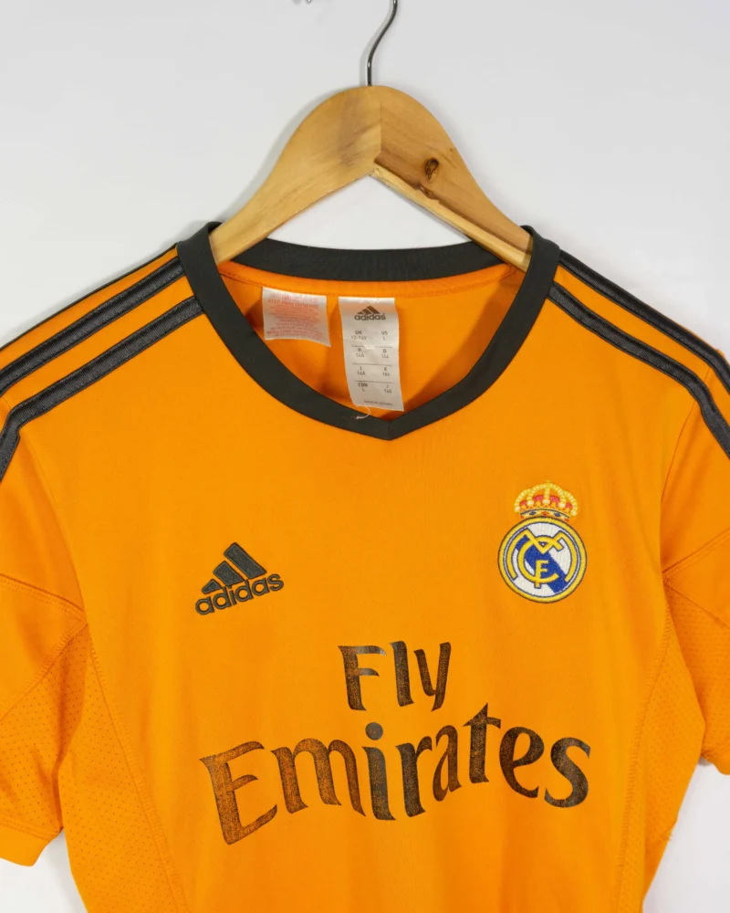 Camiseta Adidas Real Madrid 2013/14 naranja S - Imagen 2 - Lacaie Vintage