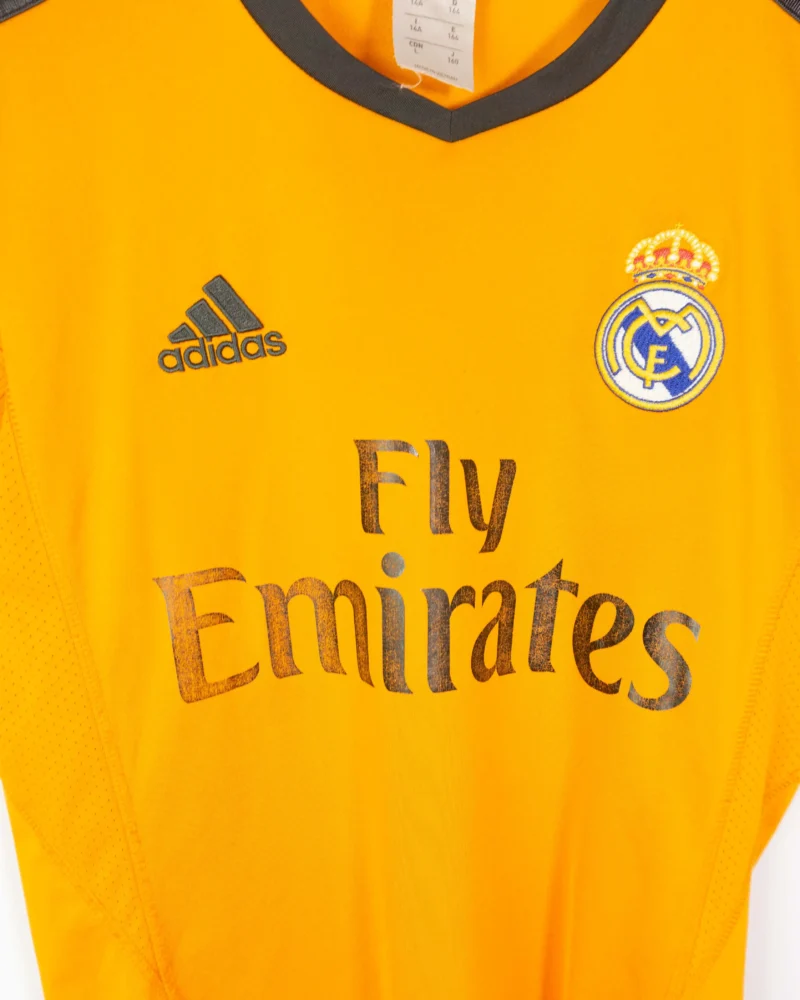 Camiseta Adidas Real Madrid 2013/14 naranja S - Imagen 3 - Lacaie Vintage