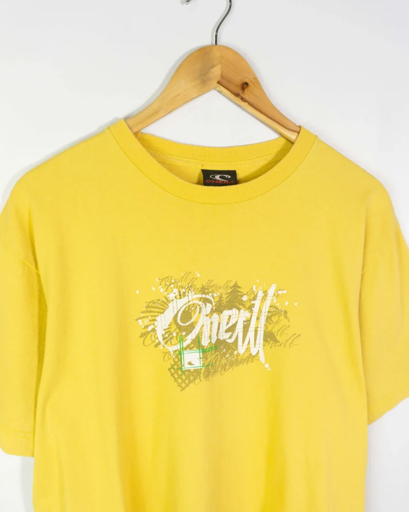 Camiseta Oneill vintage 00s amarilla L - Imagen 2 - Lacaie Vintage