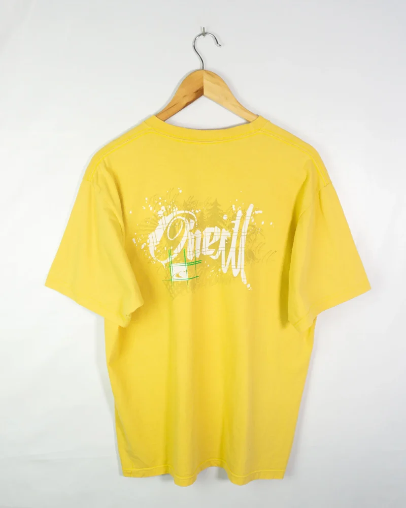 Camiseta Oneill vintage 00s amarilla L - Imagen 3 - Lacaie Vintage