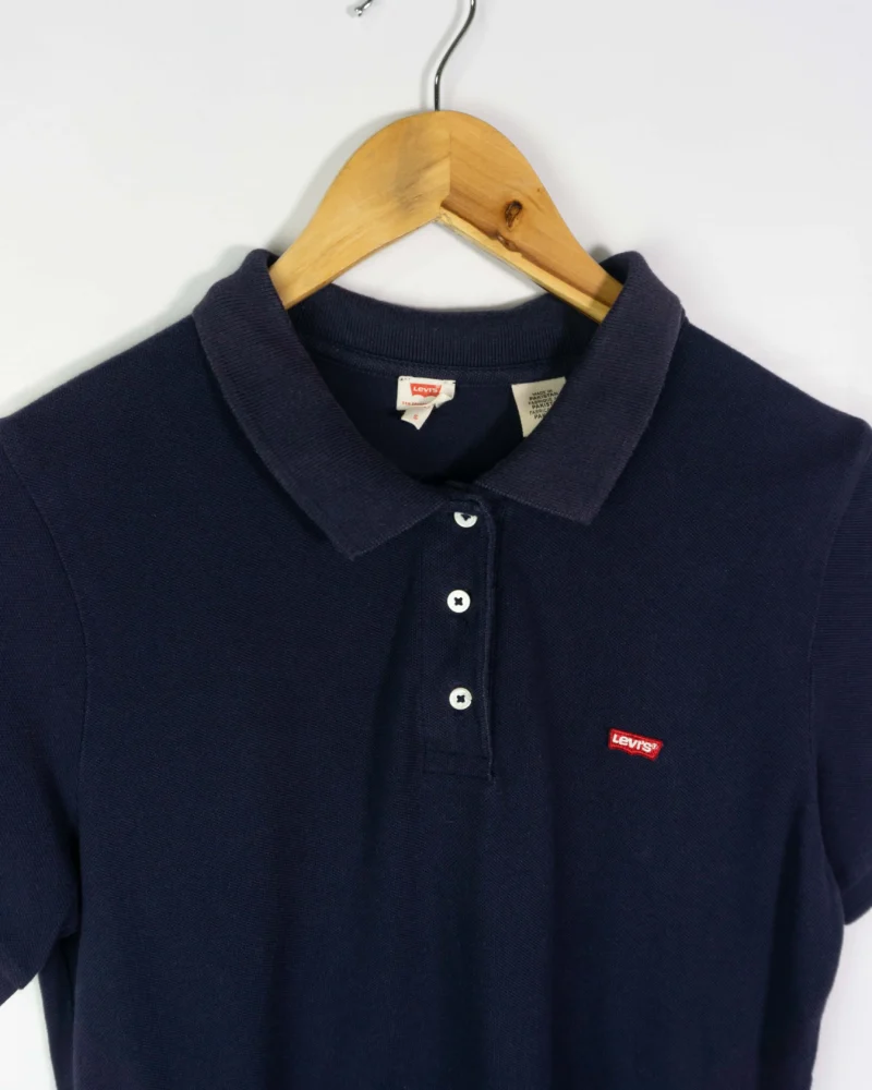Polo Levis azul marino S - Imagen 2 - Lacaie Vintage