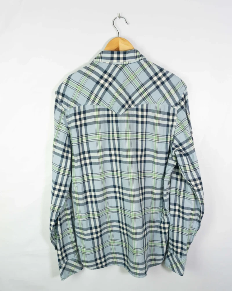 Camiseta de cuadros Levis vintage 00s M - Imagen 3 - Lacaie Vintage