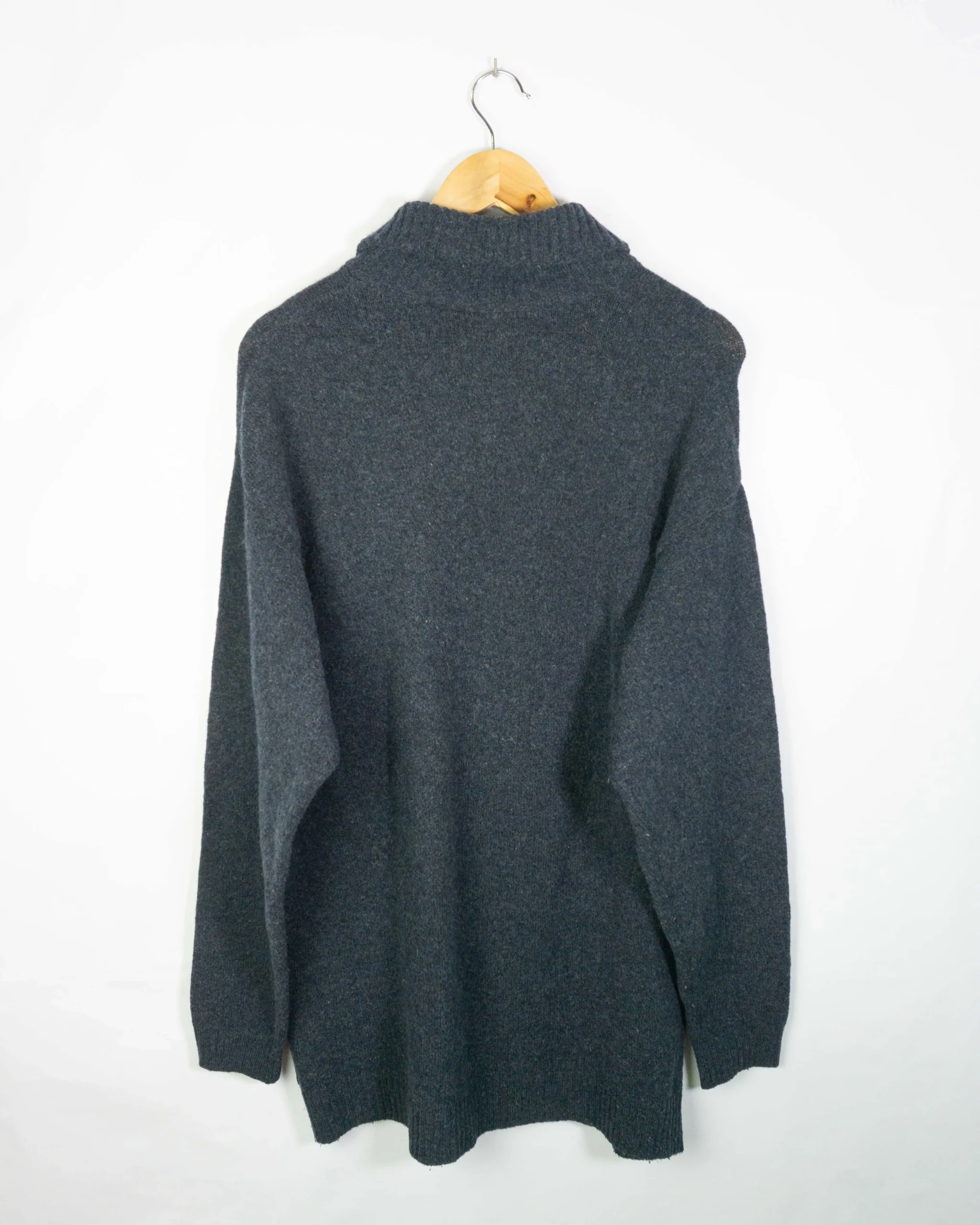 Jersey 1/4 zip Lacoste vintage 00s gris/marrón XL - Lacaie Vintage Jersey 1/4 zip Lacoste vintage 00s gris/marrón XL - Imagen 3