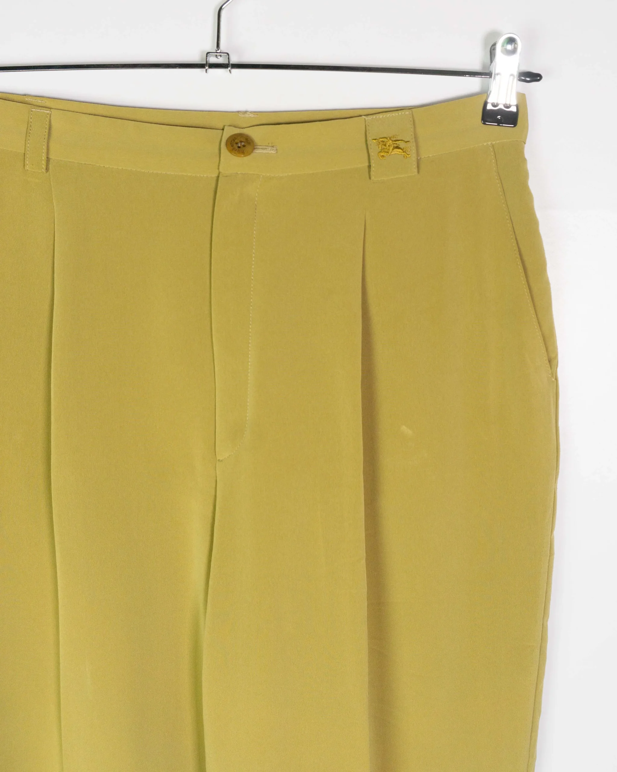 Pantalón fino Burberrys vintage 90s marrón 42 - Lacaie Vintage Pantalón fino Burberrys vintage 90s marrón 42 - Imagen 2 - Lacaie Vintage