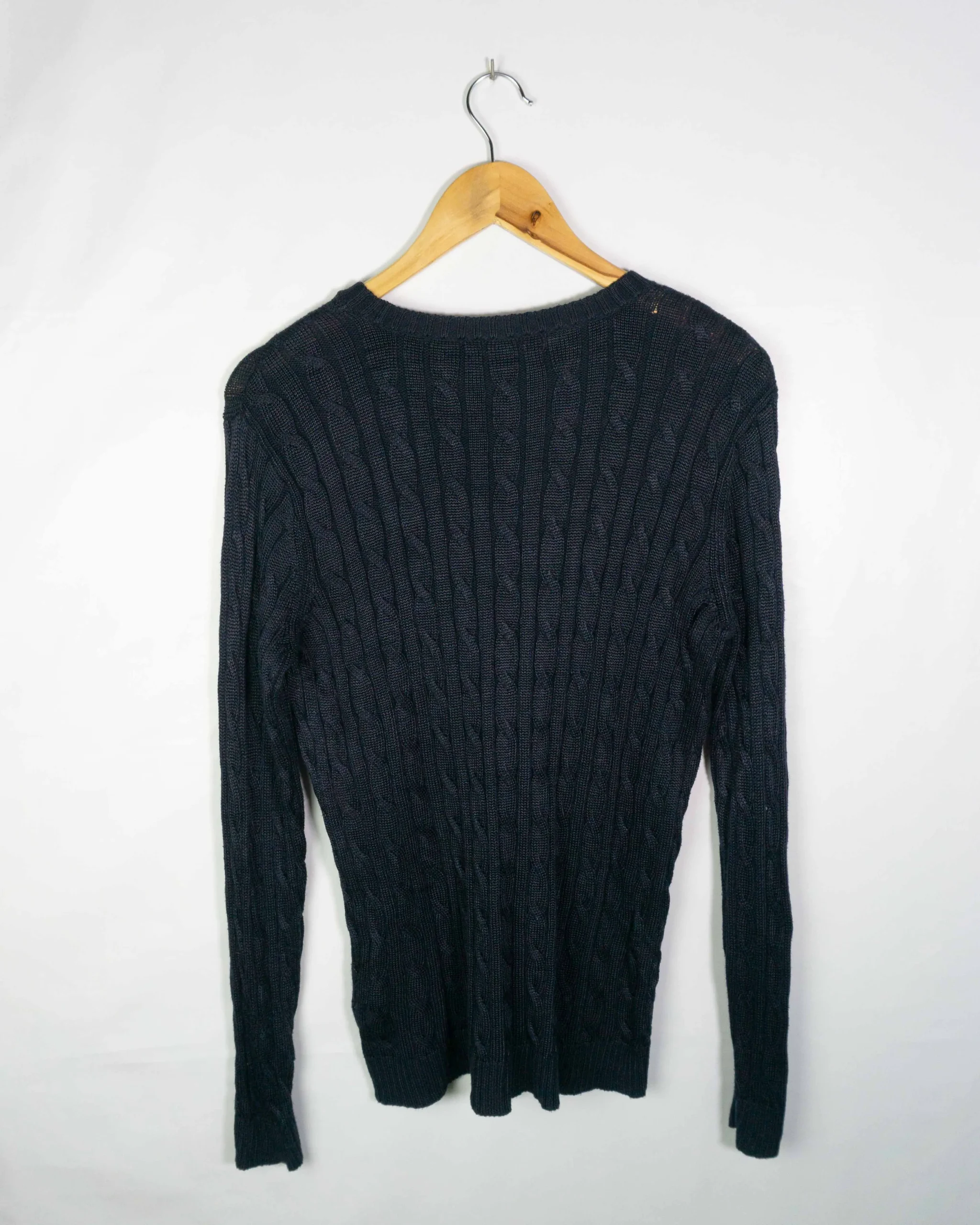 Jersey mujer Ralph Lauren azul marino S - Lacaie Vintage Jersey mujer Ralph Lauren azul marino S - Imagen 3 - Lacaie Vintage