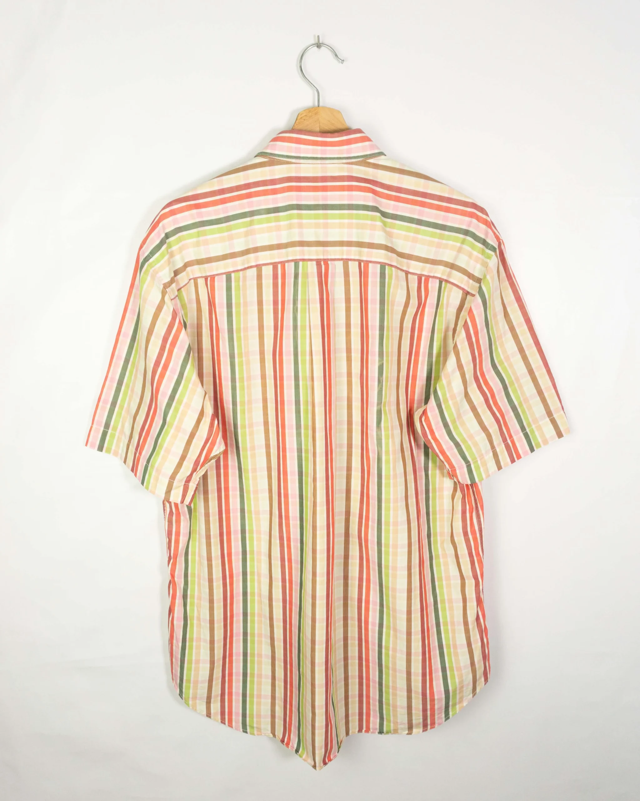 Camisa manga corta de rayas Burberrys vintage 00s XL - Lacaie Vintage Camisa manga corta de rayas Burberrys vintage 00s XL - Imagen 3 - Lacaie Vintage