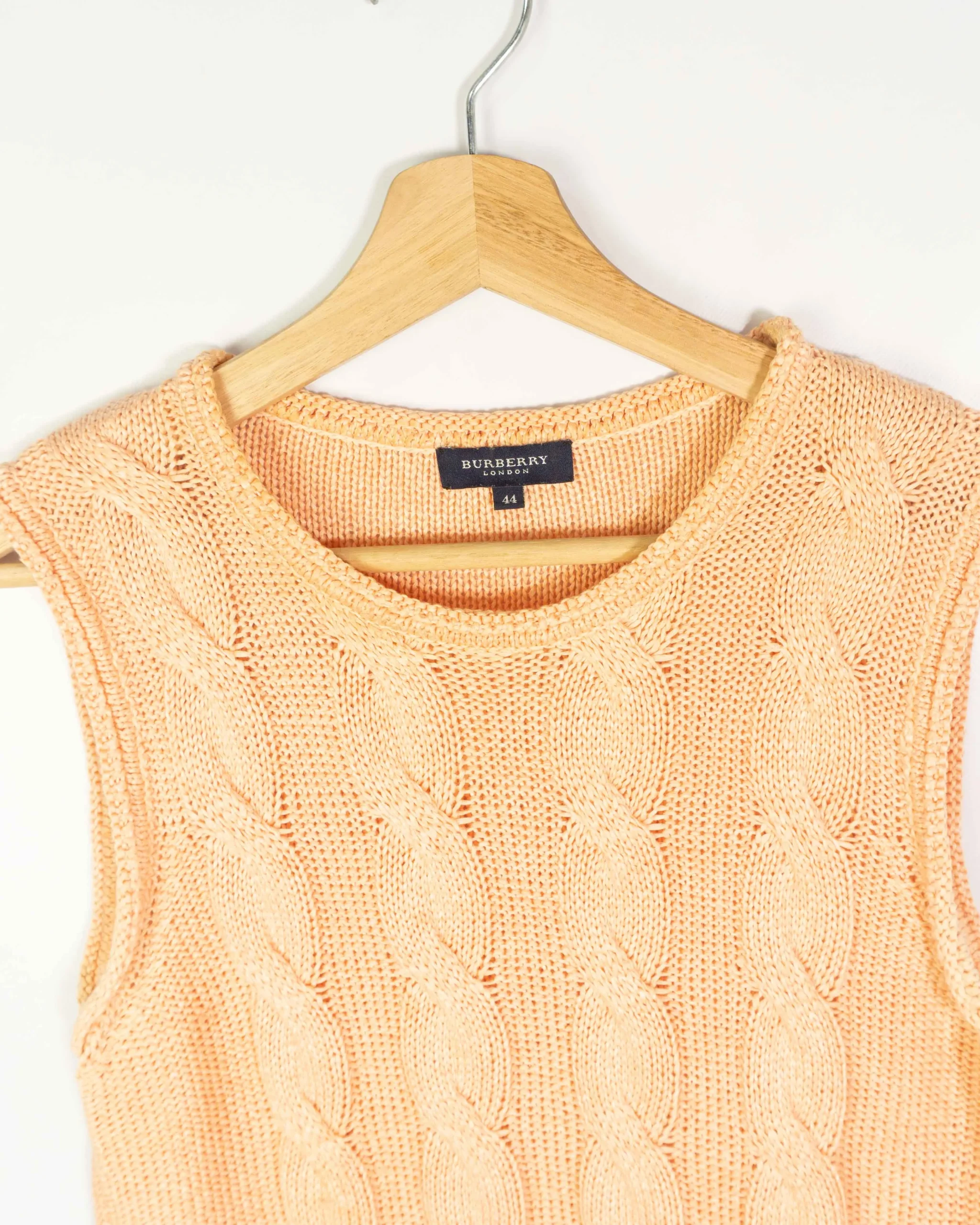 Blusa Burberrys vintage 00s naranja 44 - Lacaie Vintage Blusa Burberrys vintage 00s naranja 44 - Imagen 3 - Lacaie Vintage