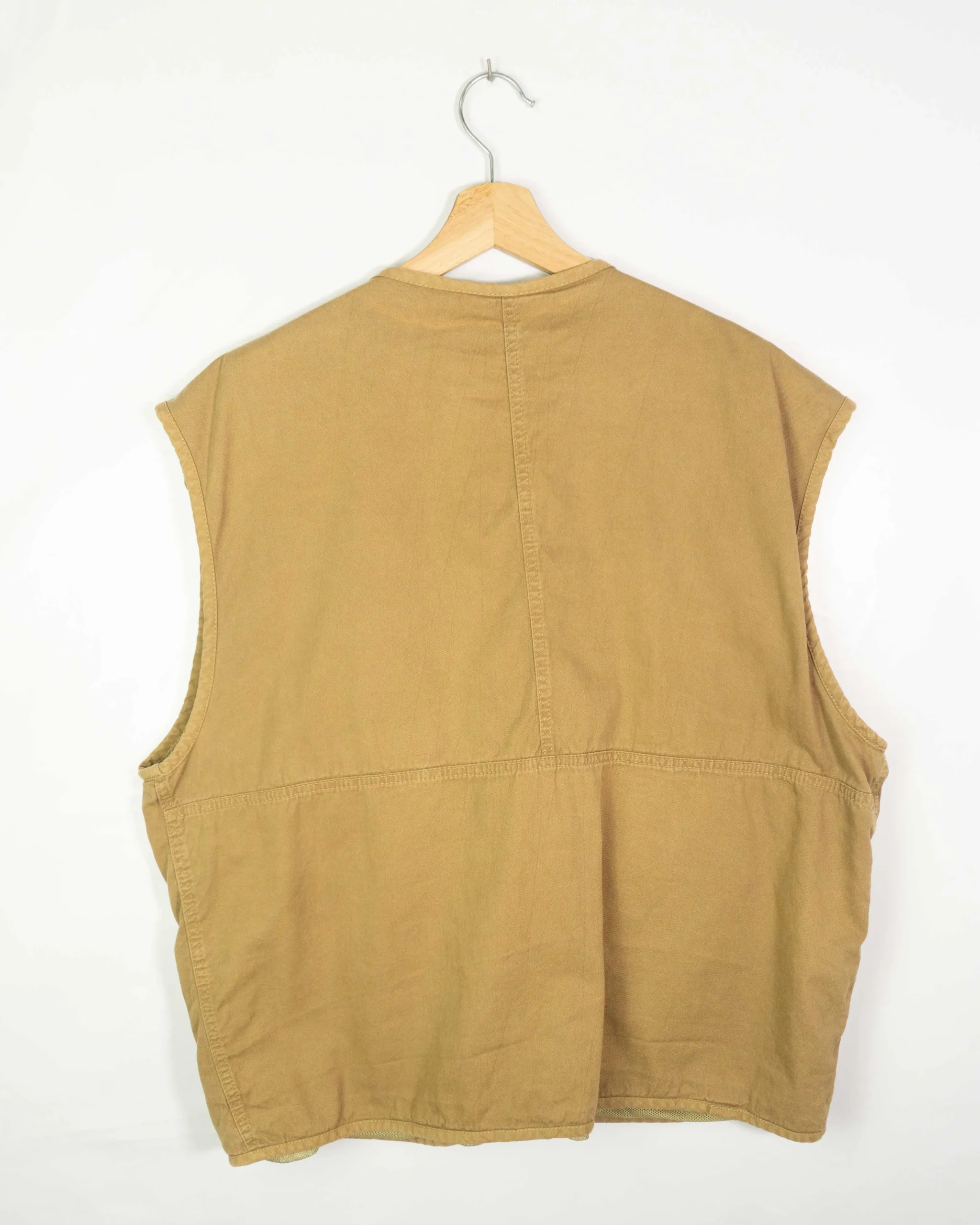 Chaleco vintage 90s marrón 2XL - Lacaie Vintage Chaleco vintage 90s marrón 2XL - Imagen 4 - Lacaie Vintage