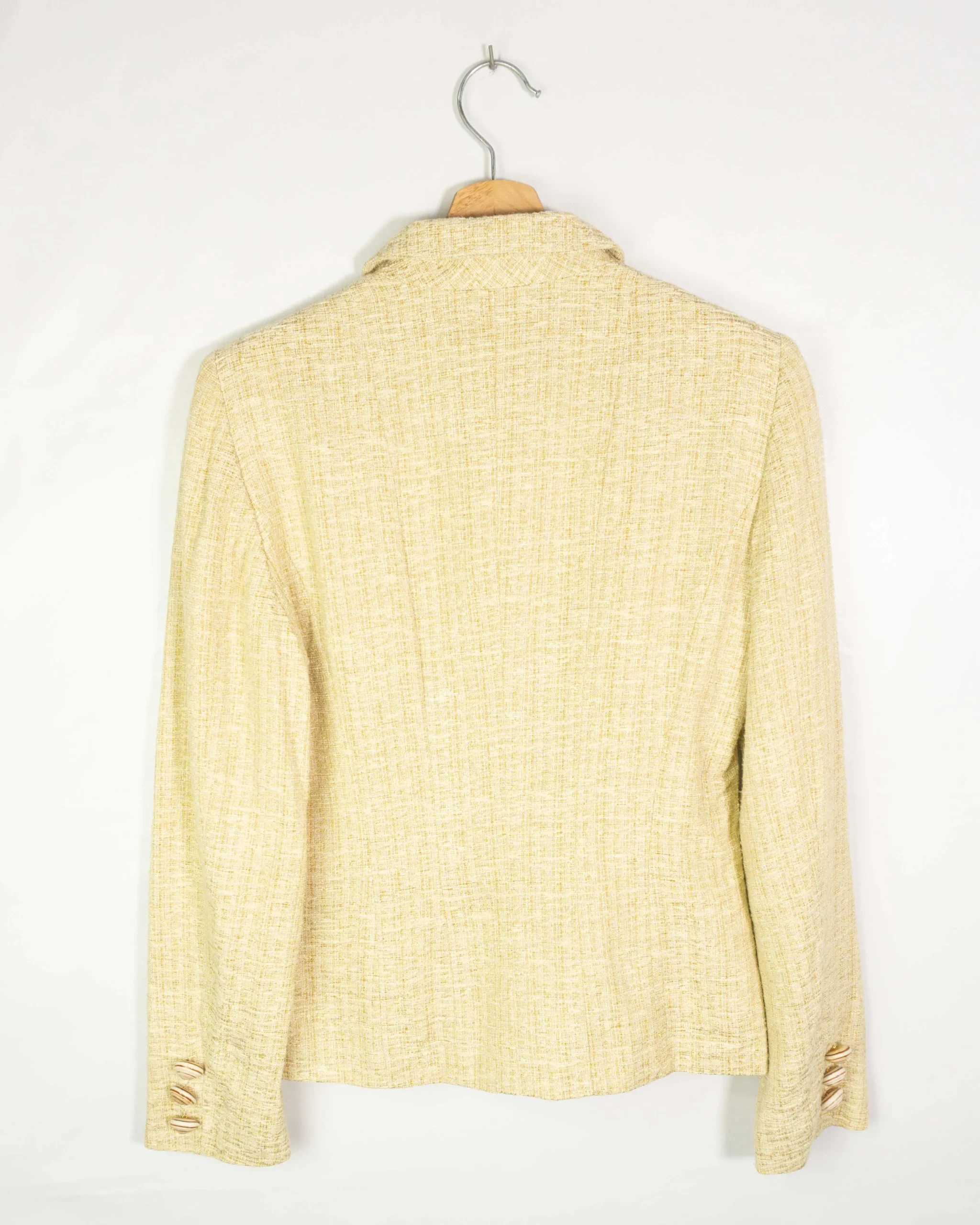 Chaqueta blazer Moschino beige M - Lacaie Vintage Chaqueta blazer Moschino beige M - Imagen 3 - Lacaie Vintage