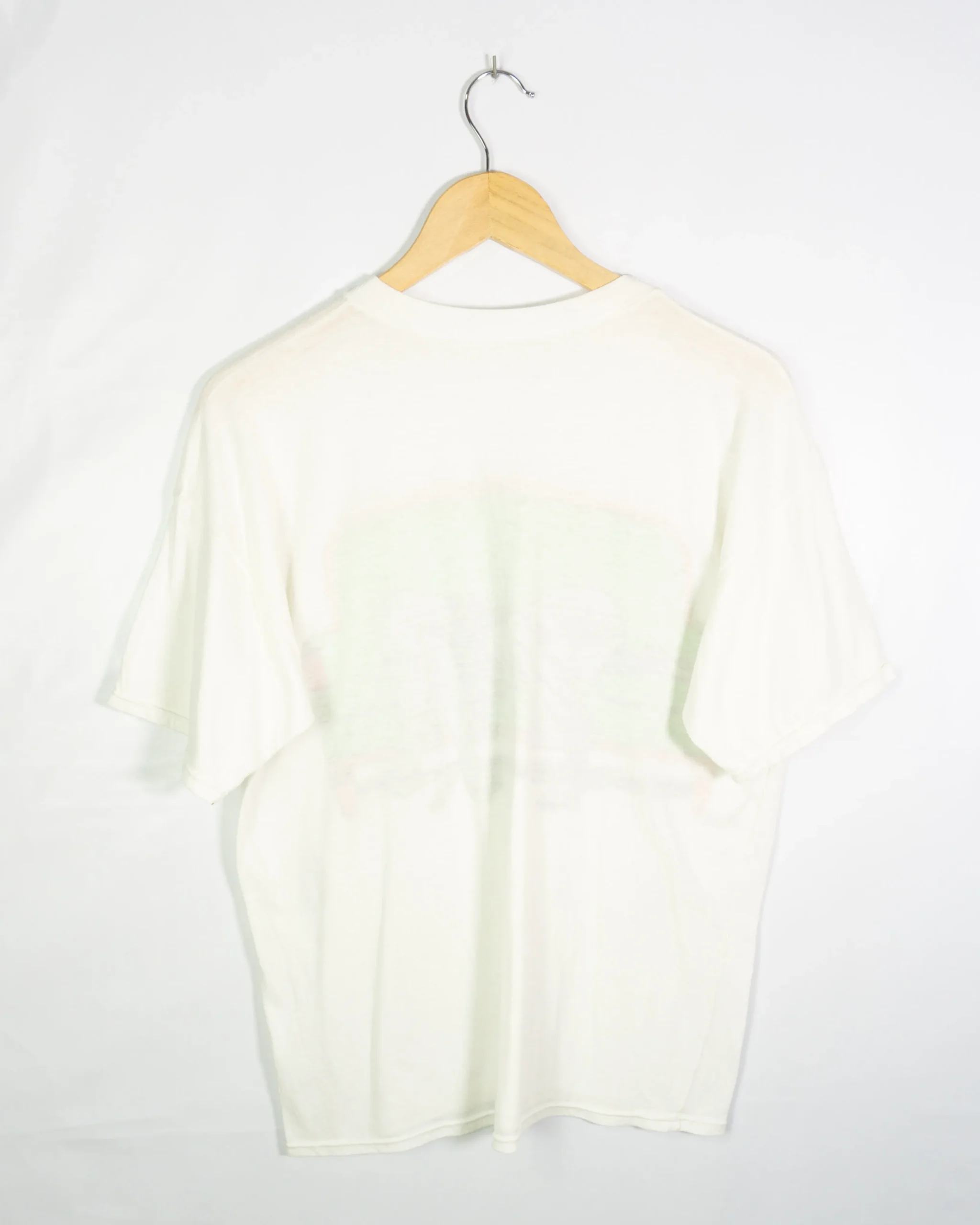 Camiseta vintage 90s print blanca M - Lacaie Vintage Camiseta vintage 90s print blanca M - Imagen 4