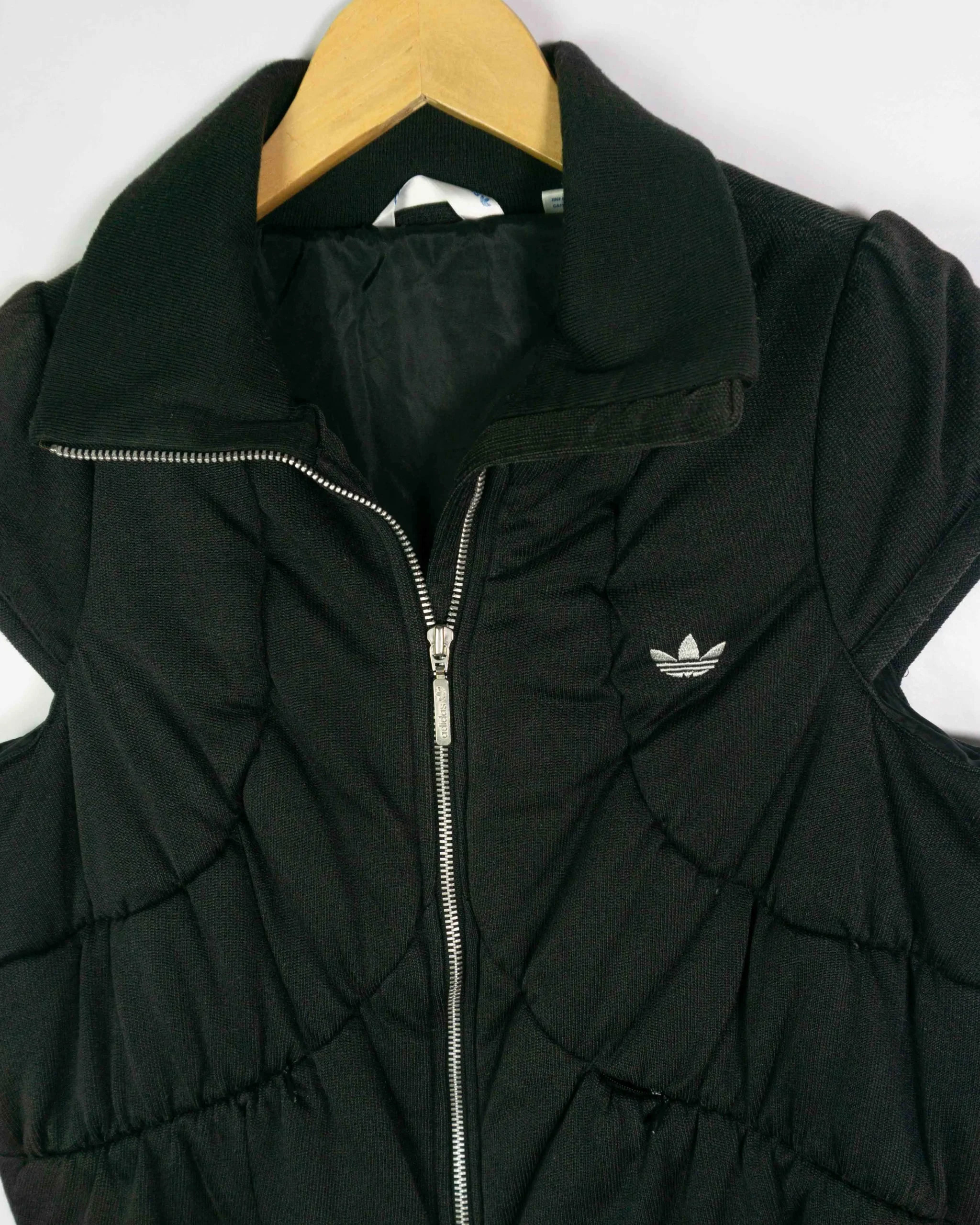 Chaleco acolchado Adidas negro 40 - Lacaie Vintage Chaleco acolchado Adidas negro 40 - Imagen 2