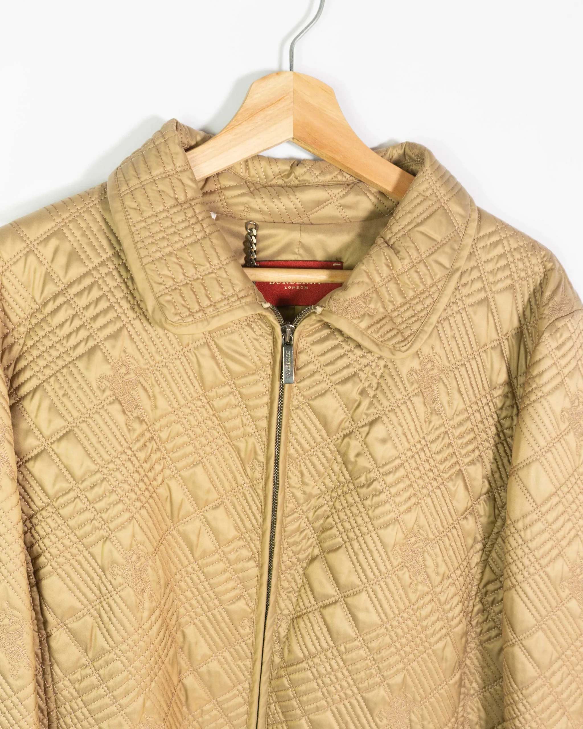 Chaqueta acolchada mujer Burberrys vintage 00s marrón 50 - Lacaie Vintage Chaqueta acolchada mujer Burberrys vintage 00s marrón 50 - Imagen 2 - Lacaie Vintage