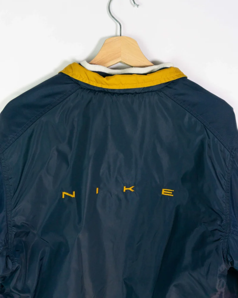 Abrigo acolchado Nike vintage 90s azul marino S - Imagen 4 - Lacaie Vintage