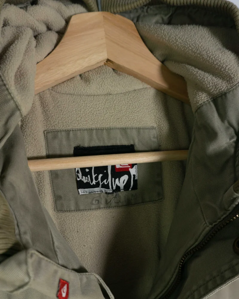 Abrigo Quiksilver vintage 00s beige S (oversize) - Imagen 3 - Lacaie Vintage