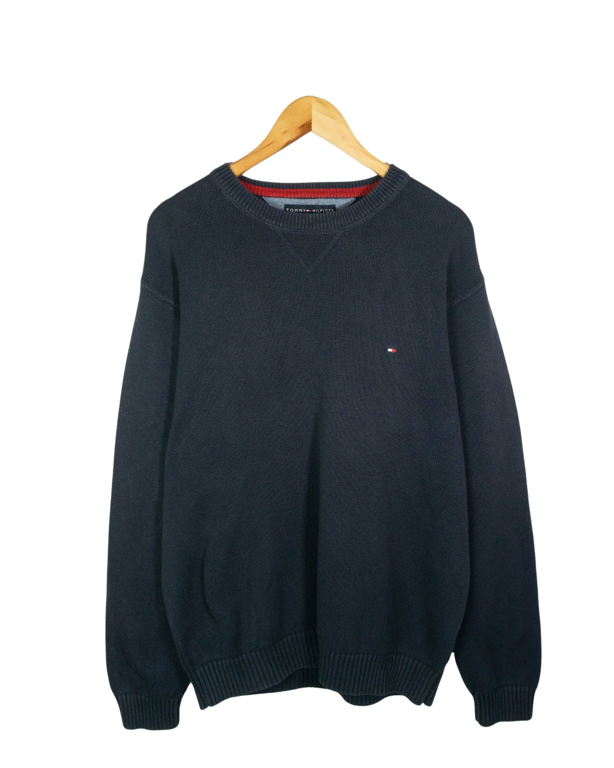 Jersey Tommy Hilfiger azul marino XL - Lacaie Vintage Jersey Tommy Hilfiger azul marino XL - Lacaie Vintage