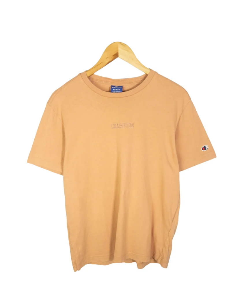 Camiseta Champión marrón M - Lacaie Vintage