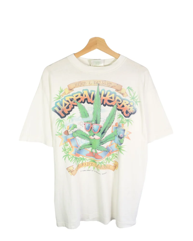 Camiseta Herbal Herbie vintage 90s estampada