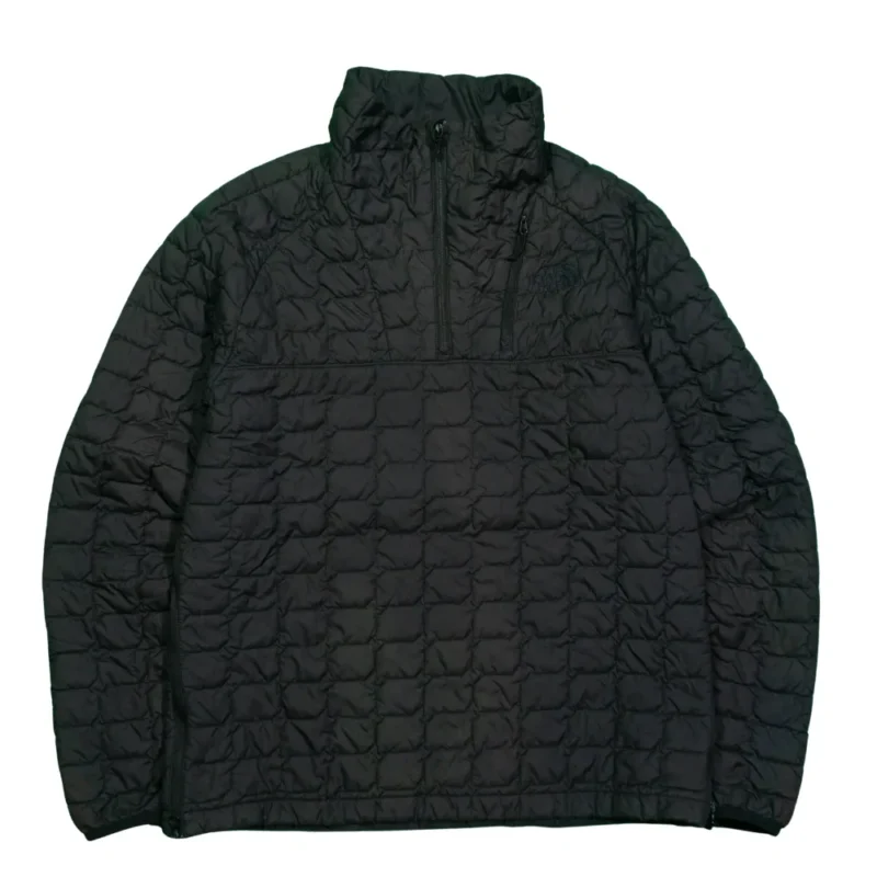 Abrigo acolchado 1/4 zip The North Face negro M - Lacaie Vintage