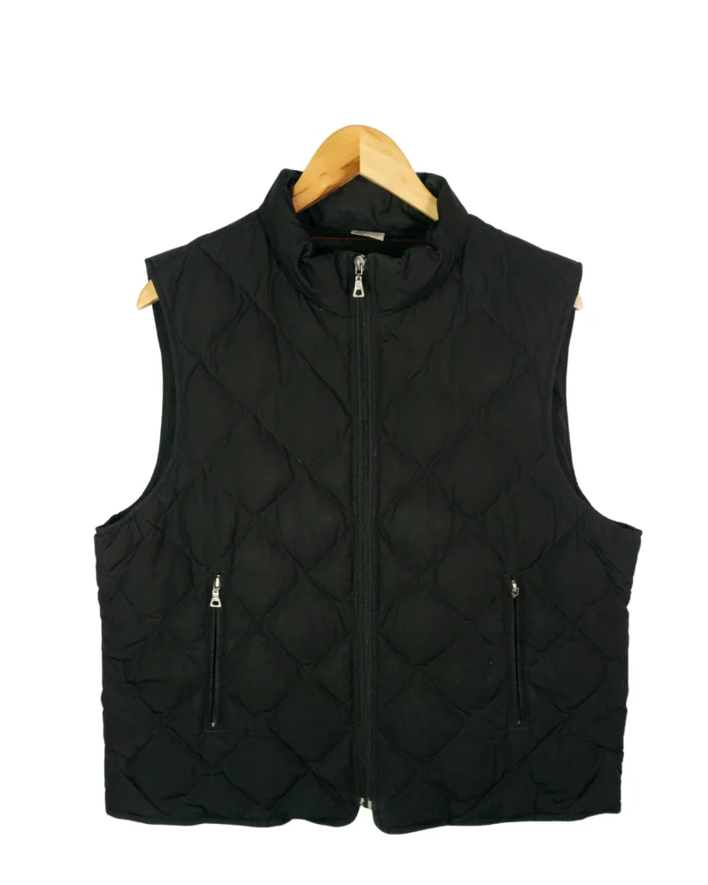 Chaleco acolchado Tommy Hilfiger negro XL - Lacaie Vintage