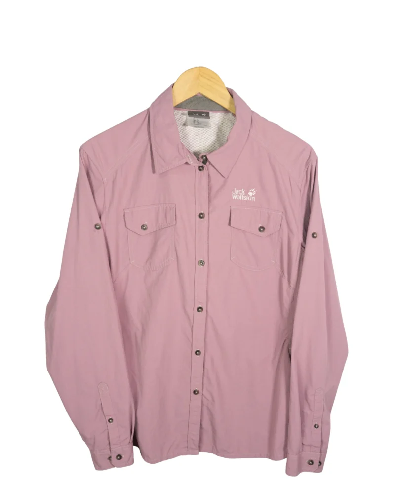 Camisa táctica mujer Jack Wolfskin rosa L