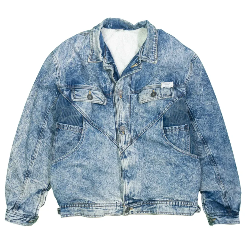 Chaqueta vaquera vintage 90s relleno borrego M - Lacaie Vintage