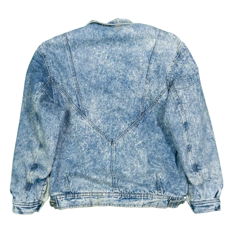 Chaqueta vaquera vintage 90s relleno borrego M - Imagen 4 - Lacaie Vintage
