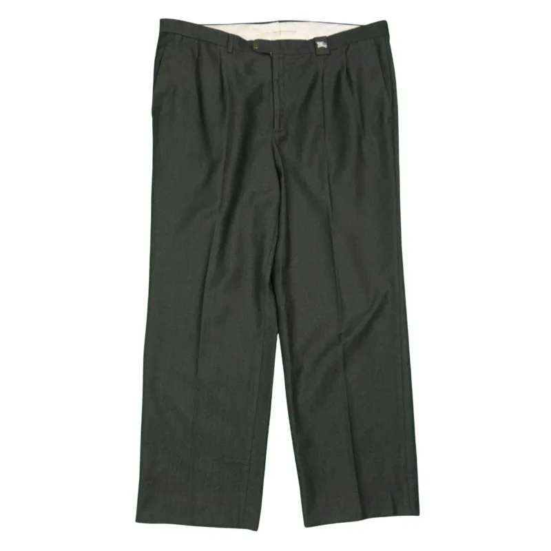 Pantalón de pinza Burberrys vintage 90s marrón 50 - Lacaie Vintage Pantalón de pinza Burberrys vintage 90s marrón 50 - Lacaie Vintage