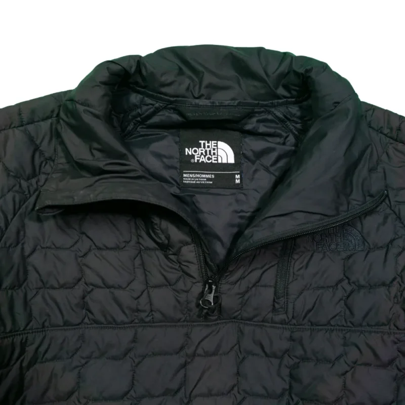Abrigo acolchado 1/4 zip The North Face negro M - Imagen 2 - Lacaie Vintage