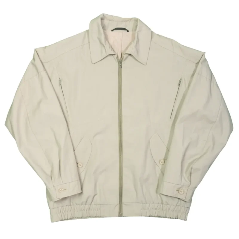 Chaqueta Harrington vintage 90s beige M