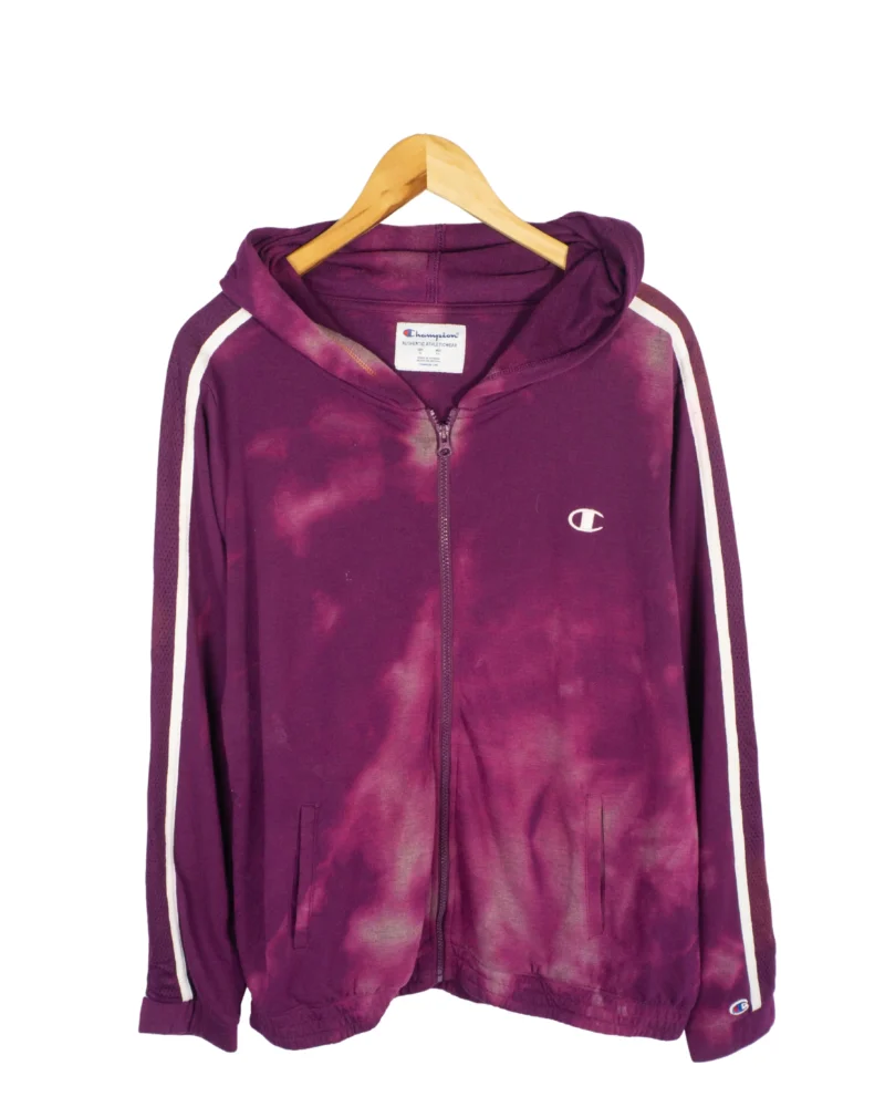 Sudadera mujer Champion tie dye morada XL