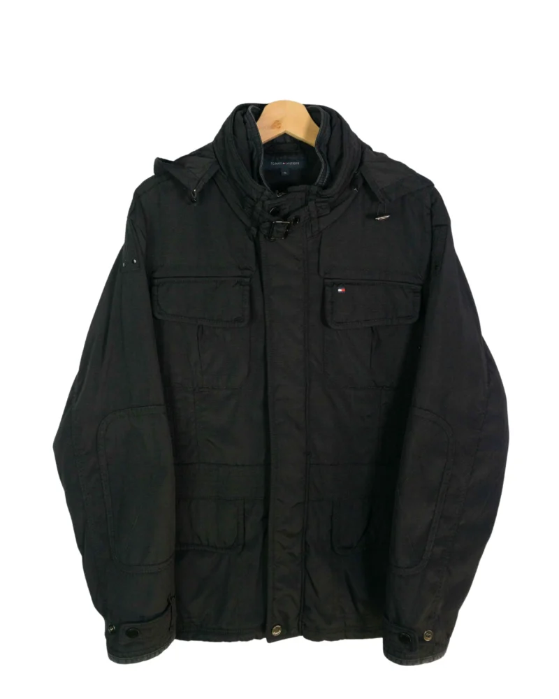 Abrigo Tommy Hilfiger negro XL