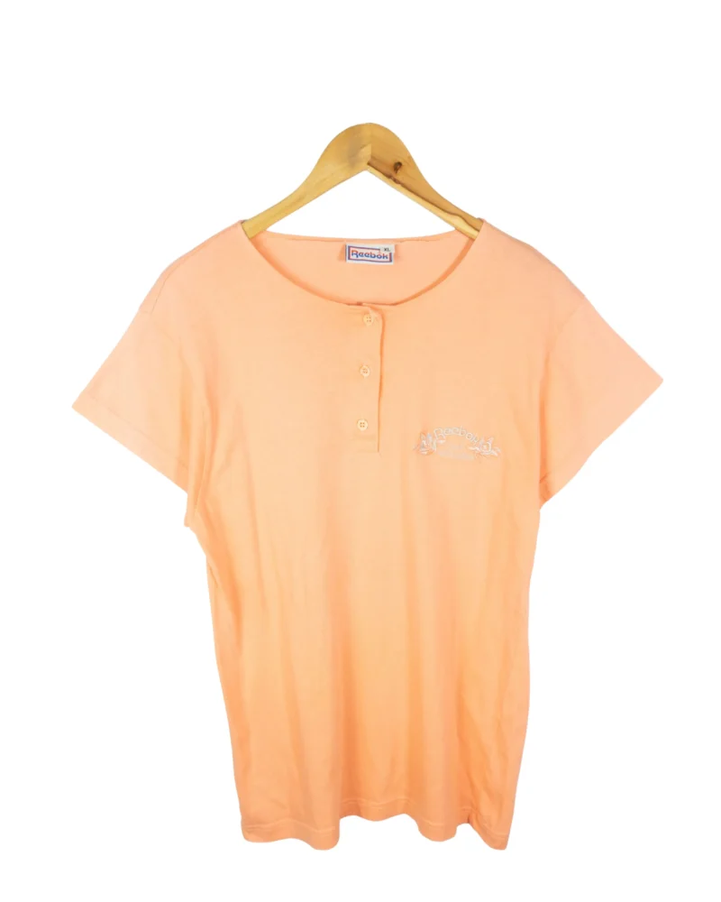 Camiseta mujer Reebok vintage 90s naranja XL - Lacaie Vintage