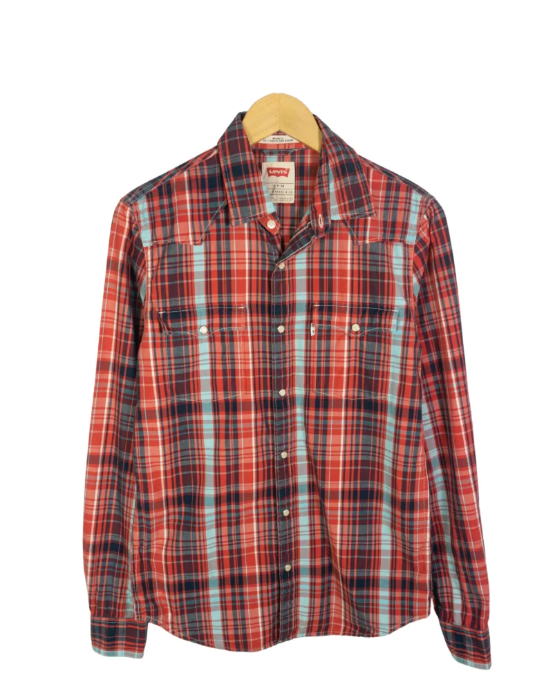 Camisa de cuadros Levis roja S