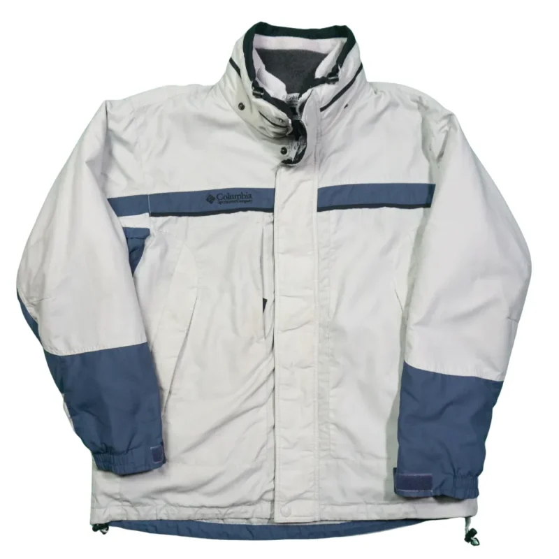 Abrigo + polar Columbia vintage 00s gris/azul L - Lacaie Vintage