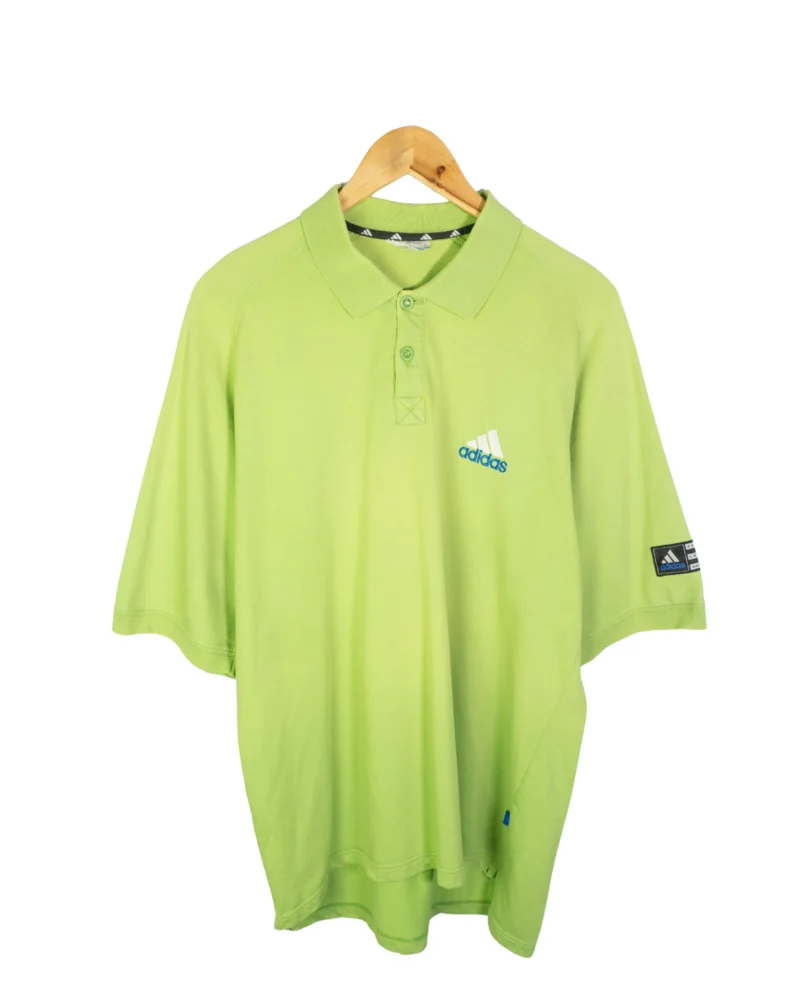 Polo Adidas vintage 90s verde XL