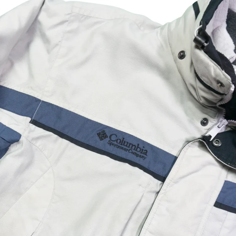 Abrigo + polar Columbia vintage 00s gris/azul L - Imagen 4 - Lacaie Vintage
