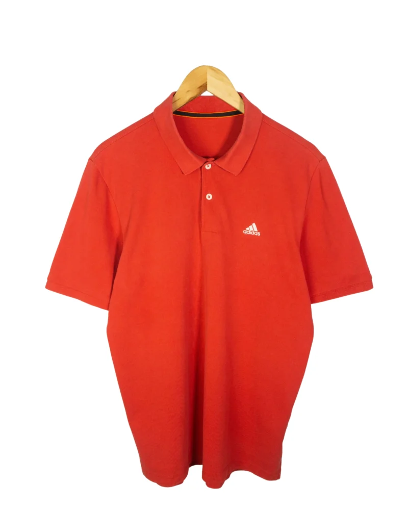Polo Adidas vintage 00s rojo L - Lacaie Vintage