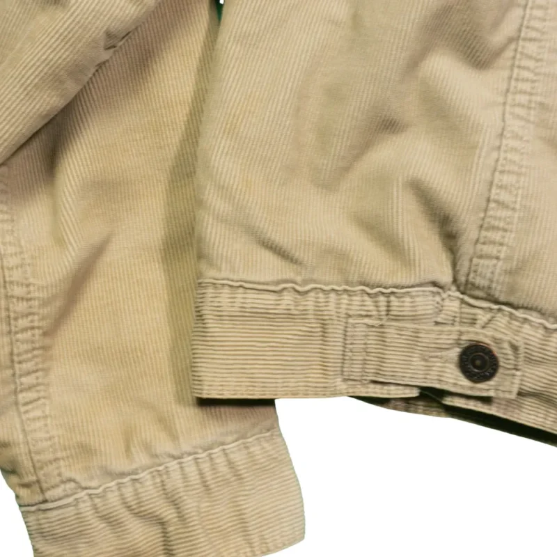 Chaqueta de pana Levis vintage 00s beige M - Imagen 4 - Lacaie Vintage