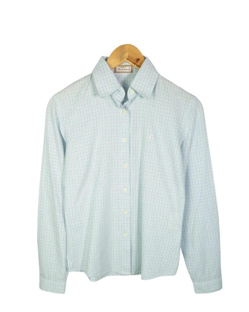 Camisa de cuadros mujer Thomas Burberrys vintage 00s S