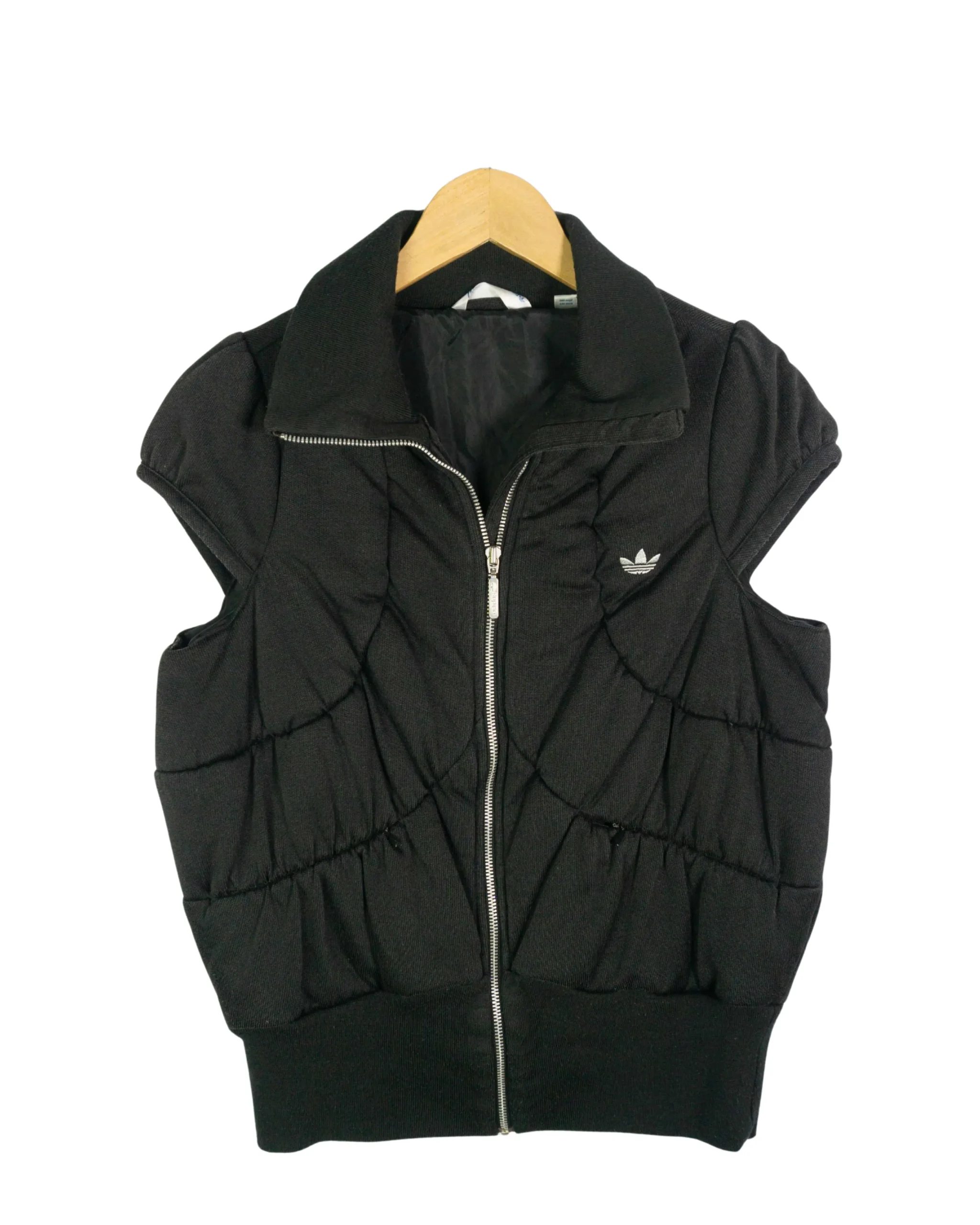 Chaleco acolchado Adidas negro 40 - Lacaie Vintage Chaleco acolchado Adidas negro 40