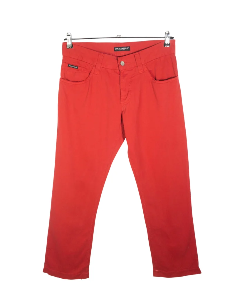 Pantalón Dolce Gabbana rojo 48