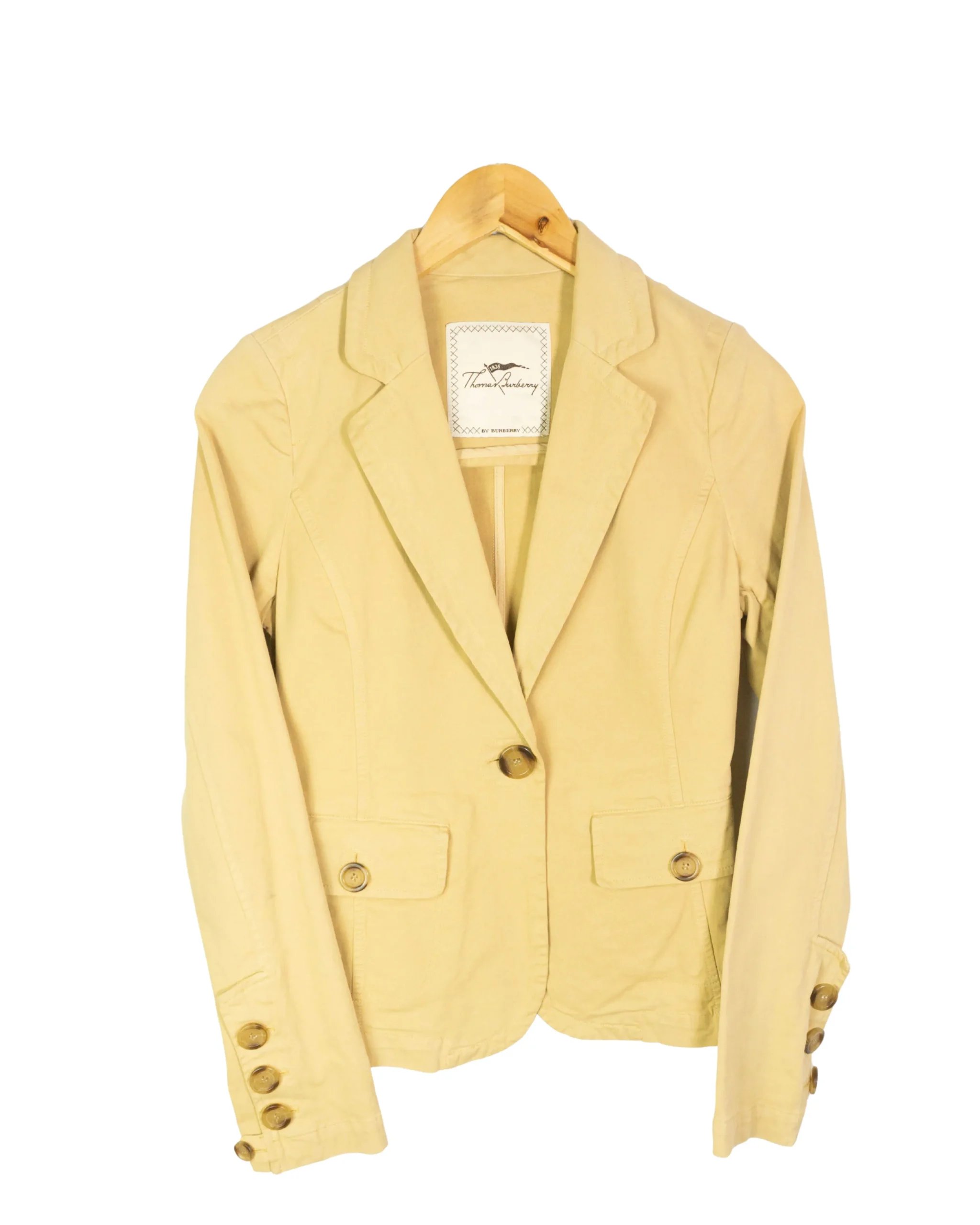 Chaqueta blazer Thomas Burberrys vintage 00s XS - Lacaie Vintage Chaqueta blazer Thomas Burberrys vintage 00s XS - Lacaie Vintage