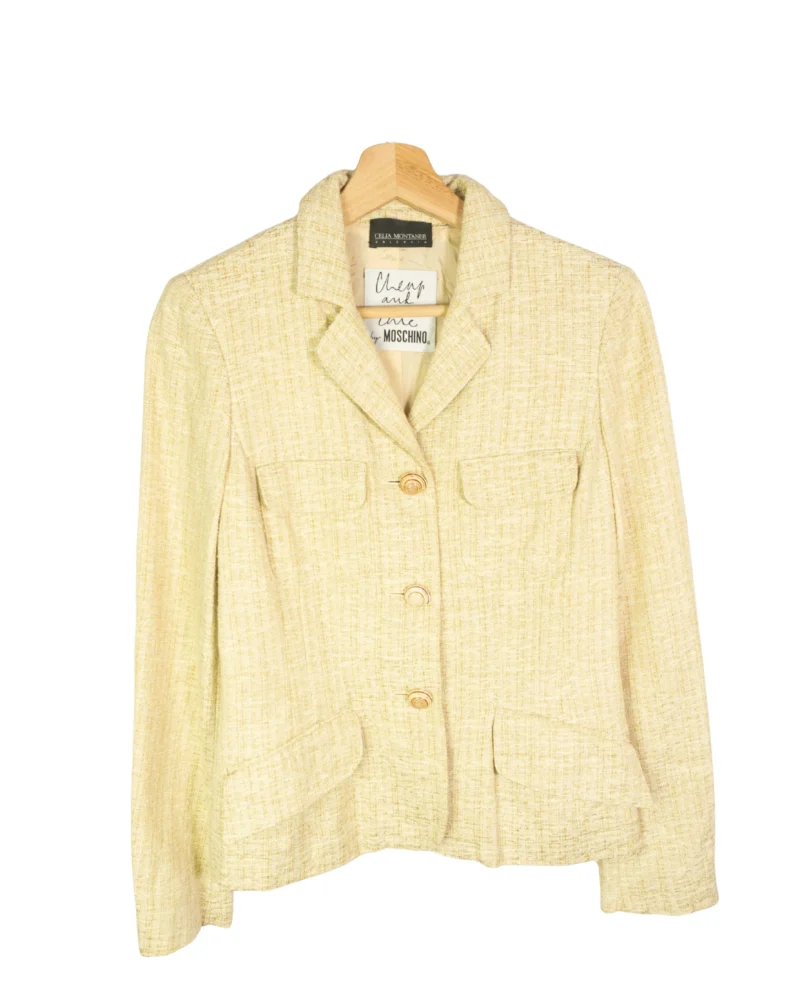 Chaqueta blazer Moschino beige M