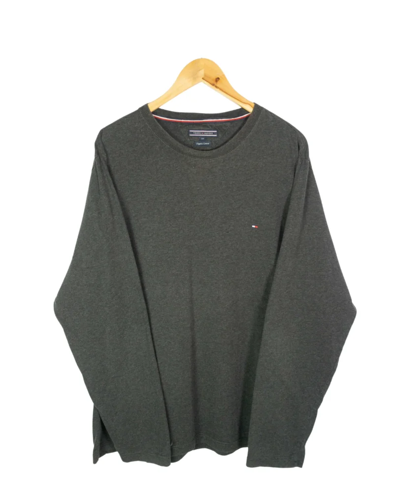 Camiseta manga larga Tommy Hilfiger gris 3XL