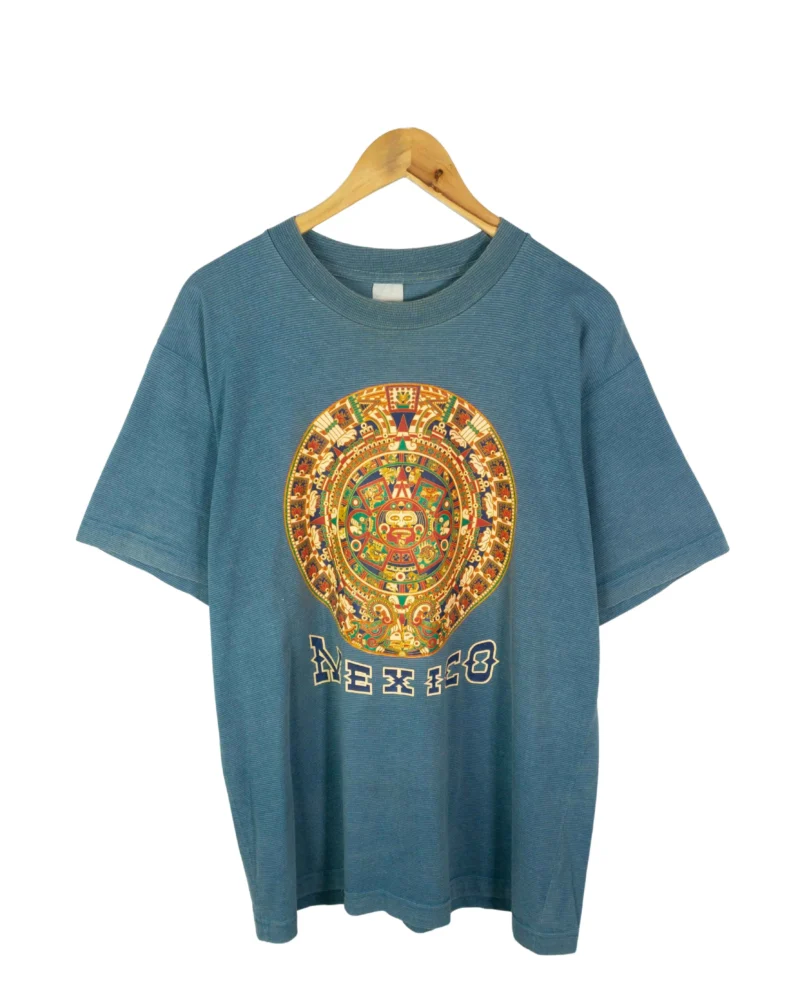 Camiseta México vintage 90s azul L - Lacaie Vintage