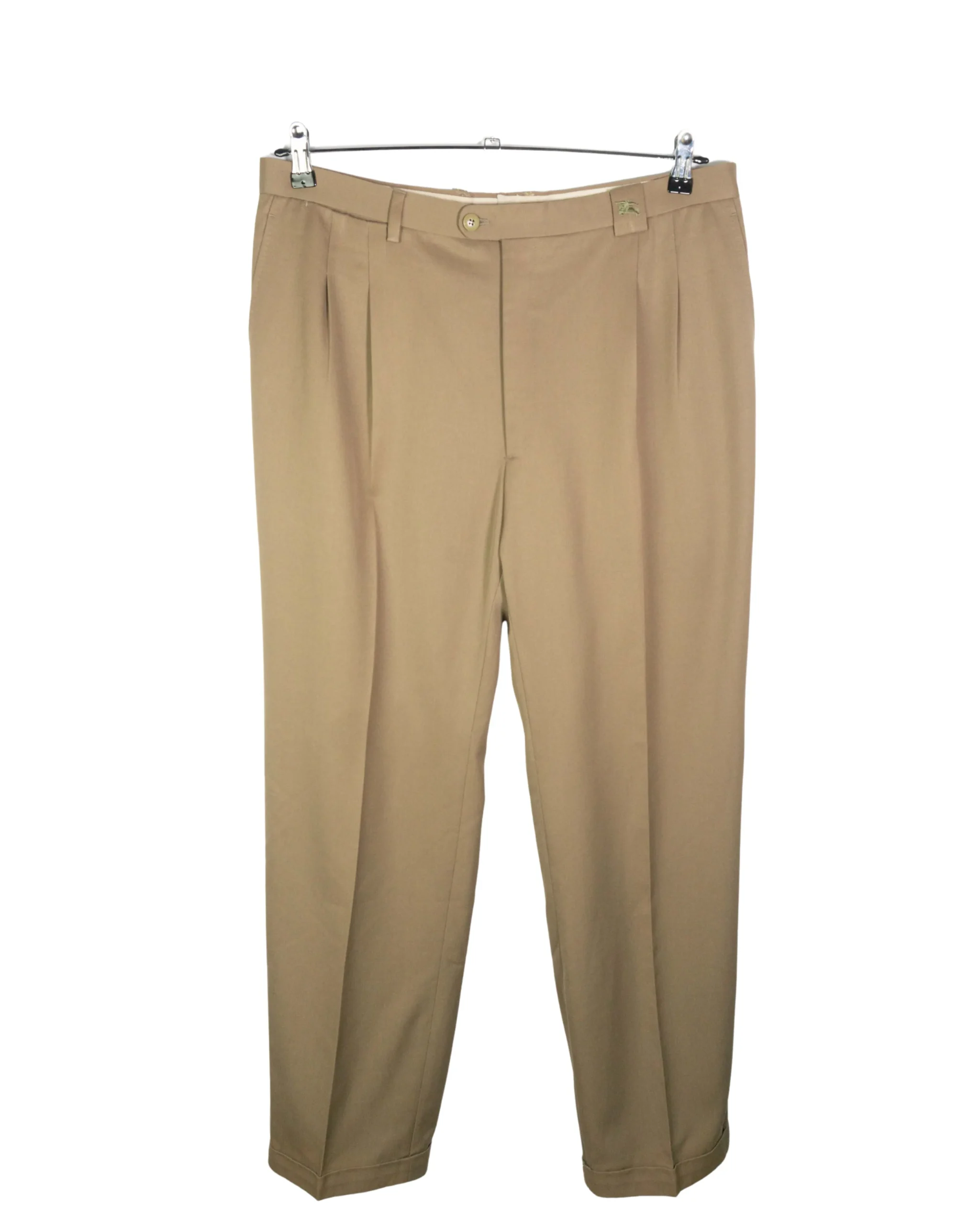 Pantalón de pinza Burberrys vintage 90s marrón 50 - Lacaie Vintage Pantalón de pinza Burberrys vintage 90s marrón 50 - Lacaie Vintage